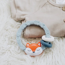 Load image into Gallery viewer, Ritzy Rattle® with Teething Rings-Fox