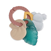 Load image into Gallery viewer, Tropical Itzy Keys™ Textured Ring with Teether + Rattle