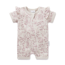 Load image into Gallery viewer, Fairy Garden Zip Romper
