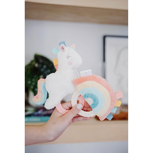 Load image into Gallery viewer, Plush Rattle Pal with Teether
