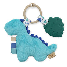 Load image into Gallery viewer, Itzy Pal™ Plush + Teether-James The Dino