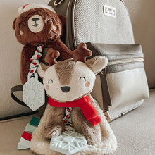 Load image into Gallery viewer, Holiday Itzy Lovey™ Plush + Teether Toy (Bear)