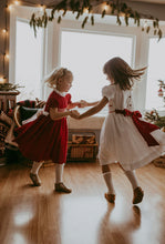 Load image into Gallery viewer, ANNE dress- White Velvet