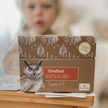 Load image into Gallery viewer, Woodland Snap & Go Fish (2 card games in 1)