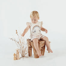 Load image into Gallery viewer, Rainbow Print Flutter Onesie