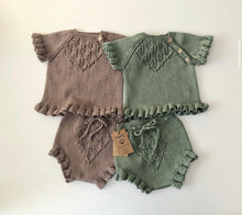 Load image into Gallery viewer, Ruffle Blouse & Bloomers set