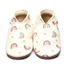 Load image into Gallery viewer, Leather Baby Shoes - Rainbow Love