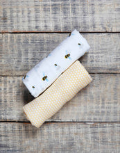 Load image into Gallery viewer, Organic Swaddle Set-Busy Bees