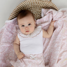 Load image into Gallery viewer, Pink Floral Baby Wrap