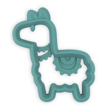 Load image into Gallery viewer, Chew Crew Silicone Baby Teether-Llama