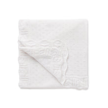 Load image into Gallery viewer, White Ruffle Knit Blanket