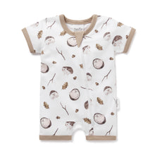 Load image into Gallery viewer, Hedgehog Zip Romper