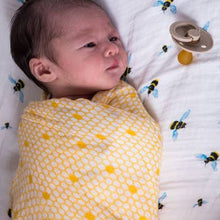 Load image into Gallery viewer, Organic Swaddle Set-Busy Bees