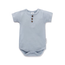 Load image into Gallery viewer, Zen Blue Rib Bodysuit