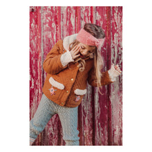 Load image into Gallery viewer, Dalila Faux Fur-Lined Organic Cotton Jacket Caramel