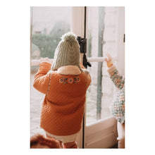 Load image into Gallery viewer, Dalila Faux Fur-Lined Organic Cotton Jacket Caramel