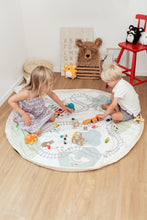 Load image into Gallery viewer, Trainmap/Bears Toy Storage Bag
