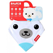 Load image into Gallery viewer, Teething Bib - Polar Bear