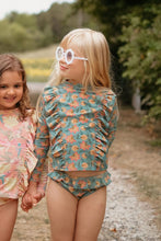 Load image into Gallery viewer, UV Protective Set Toluca Turquoise Flowers