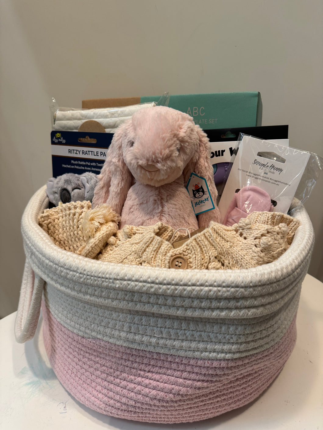 Blush Bunny Baby Girl Hamper