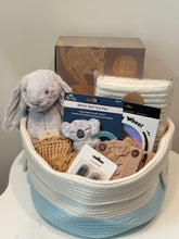 Load image into Gallery viewer, Shimmer Bunny Baby boy hamper
