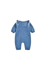 Load image into Gallery viewer, Fideo Blue Denim Jumpsuits
