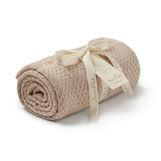 Sand Knit Heirloom Blanket