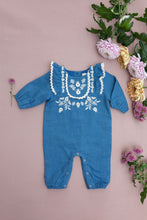 Load image into Gallery viewer, Fideo Blue Denim Jumpsuits
