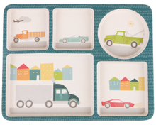 Load image into Gallery viewer, Divided Plate Set - Cars
