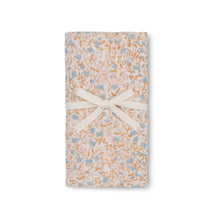 Load image into Gallery viewer, Muslin swaddle – Mini flower blue
