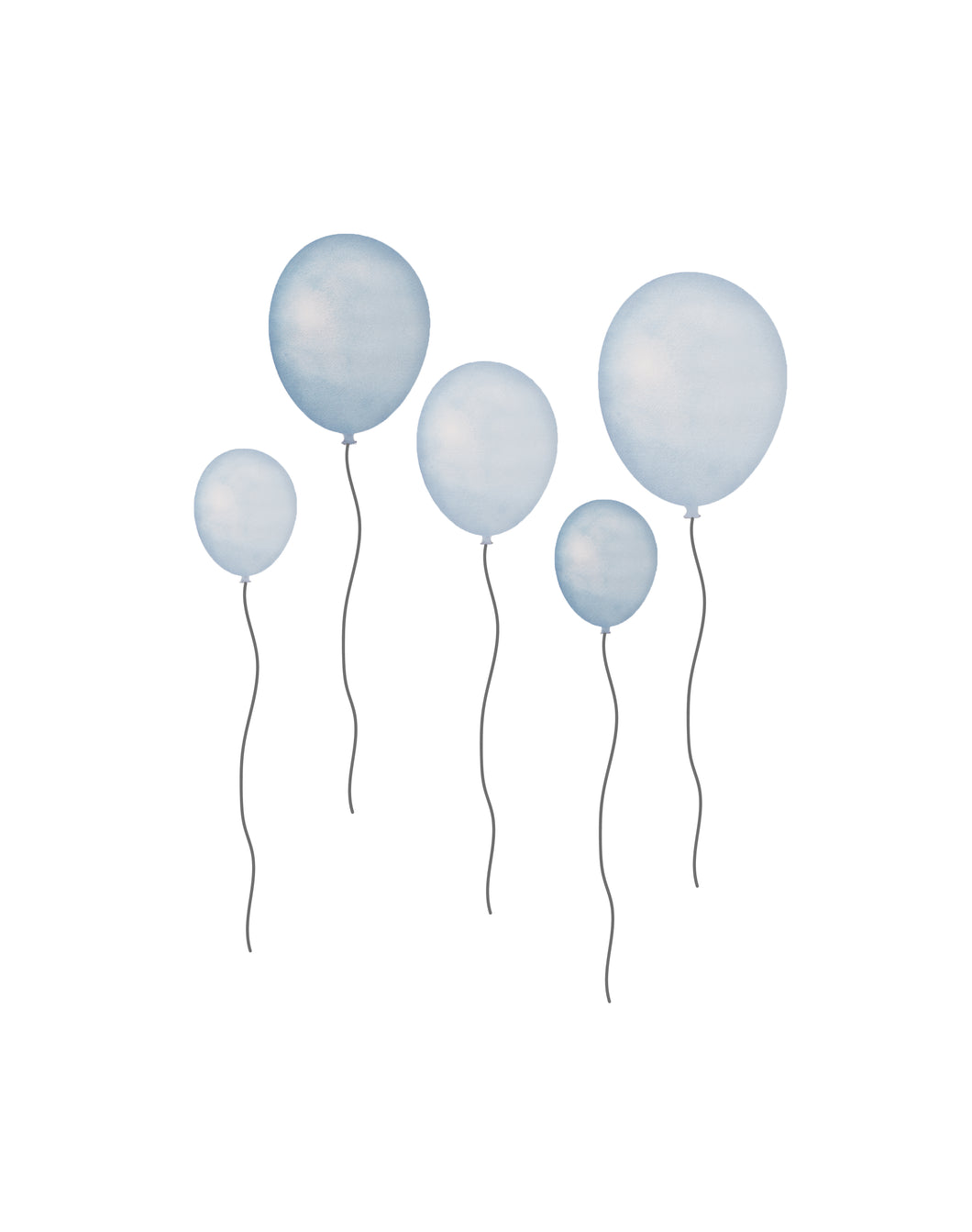 Balloons wall stickers