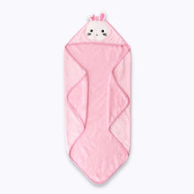 Load image into Gallery viewer, Snapkis 2-In-1 Bunny Hooded Towel
