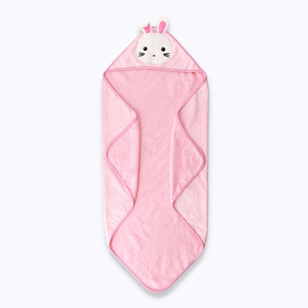 Snapkis 2-In-1 Bunny Hooded Towel
