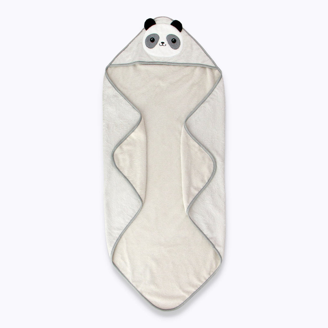 Snapkis 2-in-1 Panda Hooded Towel