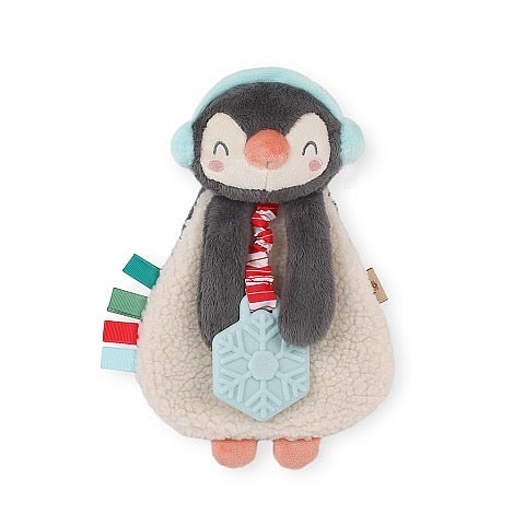 Holiday Itzy Lovey™ Plush + Teether Toy (Penguin)