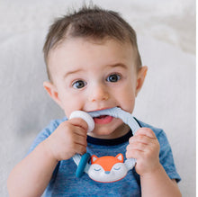 Load image into Gallery viewer, Ritzy Rattle® with Teething Rings-Fox
