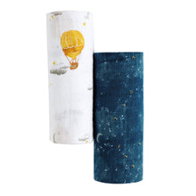Load image into Gallery viewer, Organic Swaddle Set-Fly Me To The Moon
