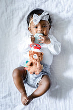 Load image into Gallery viewer, Holiday Itzy Pal™ Plush + Teether  (Bear)
