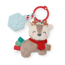 Load image into Gallery viewer, Holiday Itzy Pal™ Plush + Teether (Reindeer)
