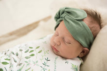 Load image into Gallery viewer, Olive Topknot Headband

