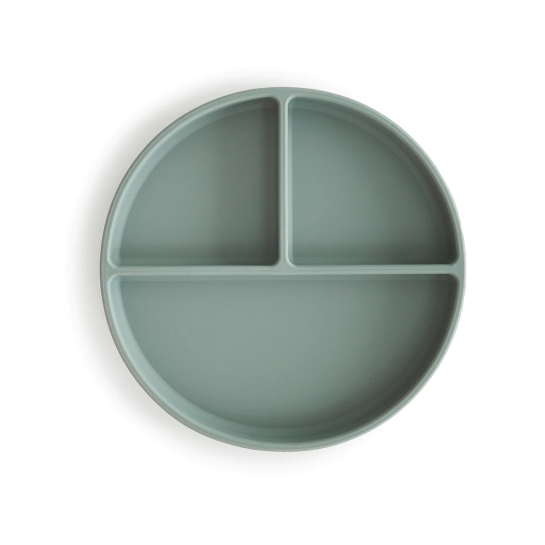 Silicone Suction Plate-Cambridge Blue