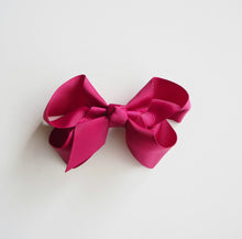 Load image into Gallery viewer, Burgundy Wine Clip Bow - Medium
