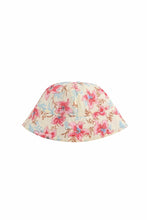 Load image into Gallery viewer, Granima Sun Hat -Raspberry Flowers
