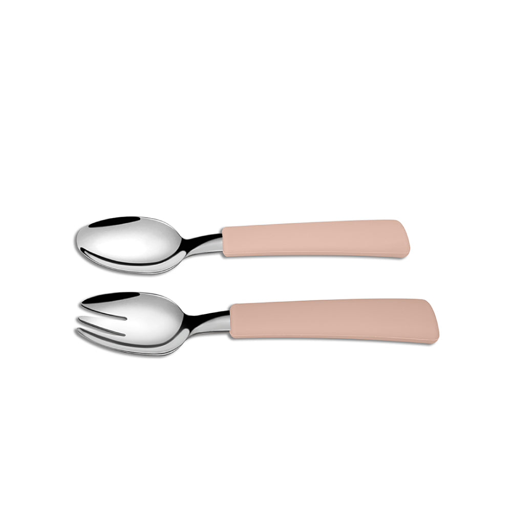 Spoon & fork set – Rose